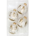 thumbnail image 1 of Holiday Time 2 5/8" Clear Round Glass Christmas Ornaments with Tree and Snow Design 4 Count, 1 of 3