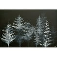 thumbnail image 1 of "Trees in Moonlight" Painting Print on Wrapped Canvas, 1 of 7