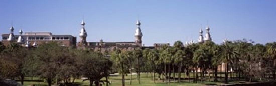 Trees in a campus Plant Park University Of Tampa Tampa Hillsborough County Florida USA Canvas Art - Panoramic Images (18 x 6)