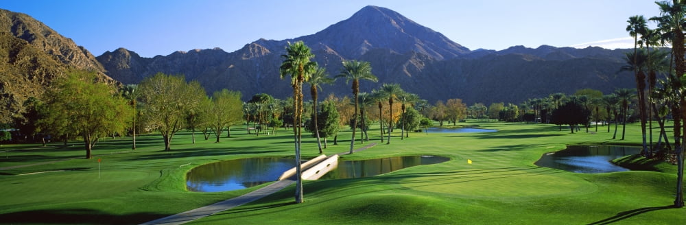 Trees in a golf course El Dorado Country Club California USA Canvas Art - Panoramic Images (27 x 9)