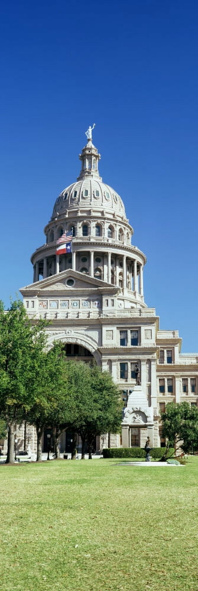 Trees in front of a government building Texas State Capitol Austin Texas USA Canvas Art - Panoramic Images (27 x 9)