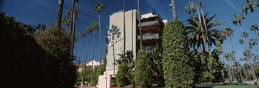 Trees in front of a hotel Beverly Hills Hotel Beverly Hills Los Angeles County California USA Canvas Art - Panoramic Images (18 x 7)