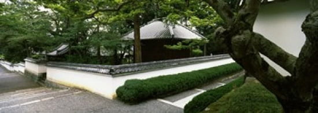 Trees near a temple Nanzenji Temple Kyoto Kyoto Prefecture Kinki Region Honshu Japan Canvas Art - Panoramic Images (36 x 13)