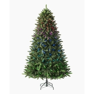 Sunrise 7.5' Artificial Christmas Tree with Metal Stand Full Tree