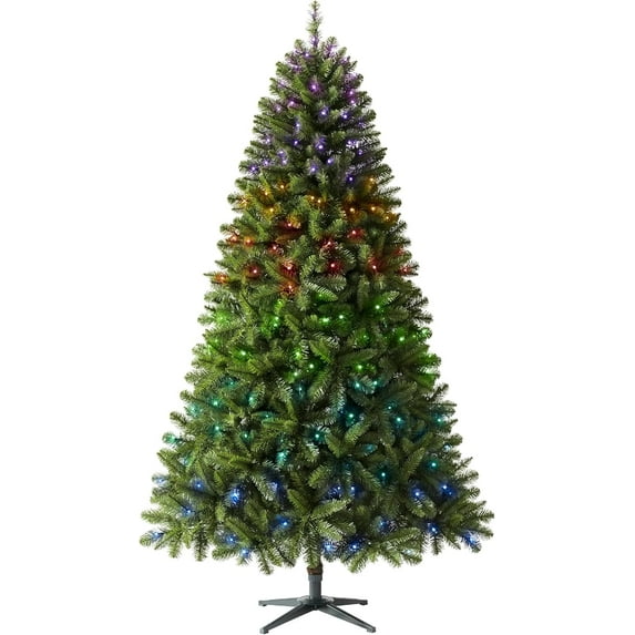 Treetopia 8ft Pre-lit Virginia Fir Artificial Christmas Tree with Twinkly LED Lights