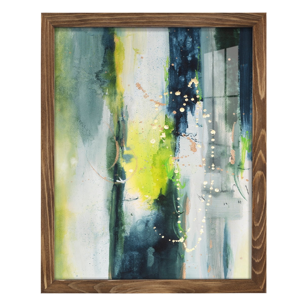 Treetops I - Framed Print w/glass - Walnut