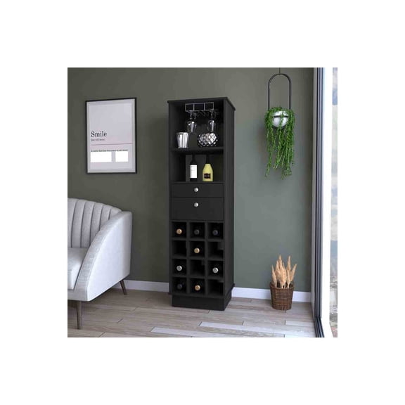 Treevol Furniture Bar Cabinet Bureck