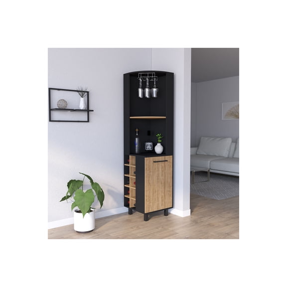 Treevol Furniture Corner Bar Cabinet Cleveland