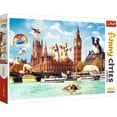 thumbnail image 1 of Trefl Red Funny Cities 1000 Piece Puzzle - Dogs in London, 1 of 8