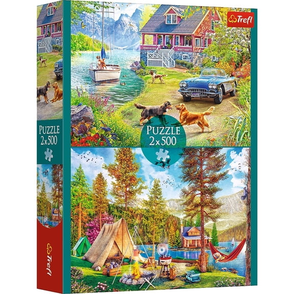Trefl Red (2) 500 Piece Puzzles - Summertime Relax