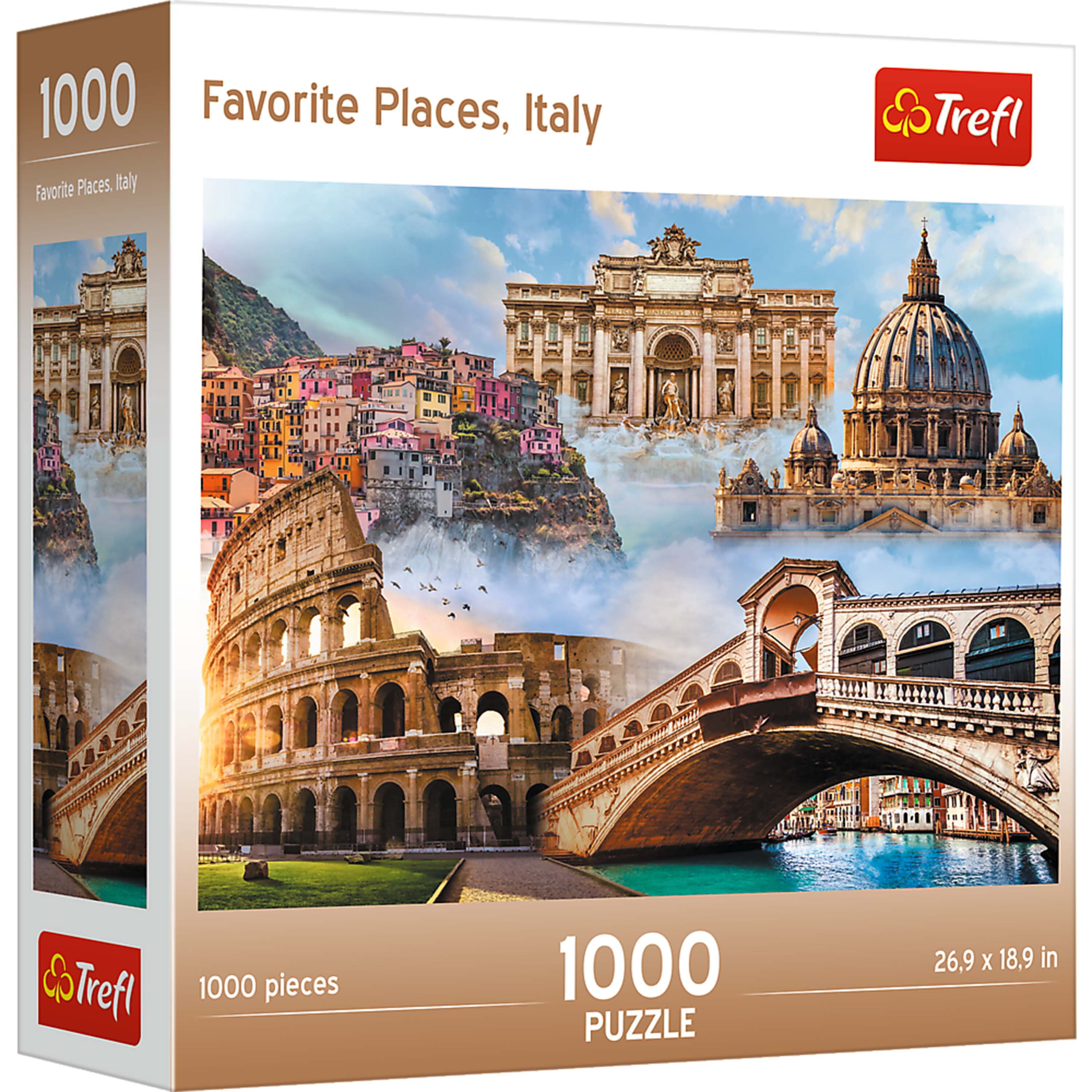 Trefl Red 1000 Piece Puzzle - Favorite Places Italy - Walmart.com