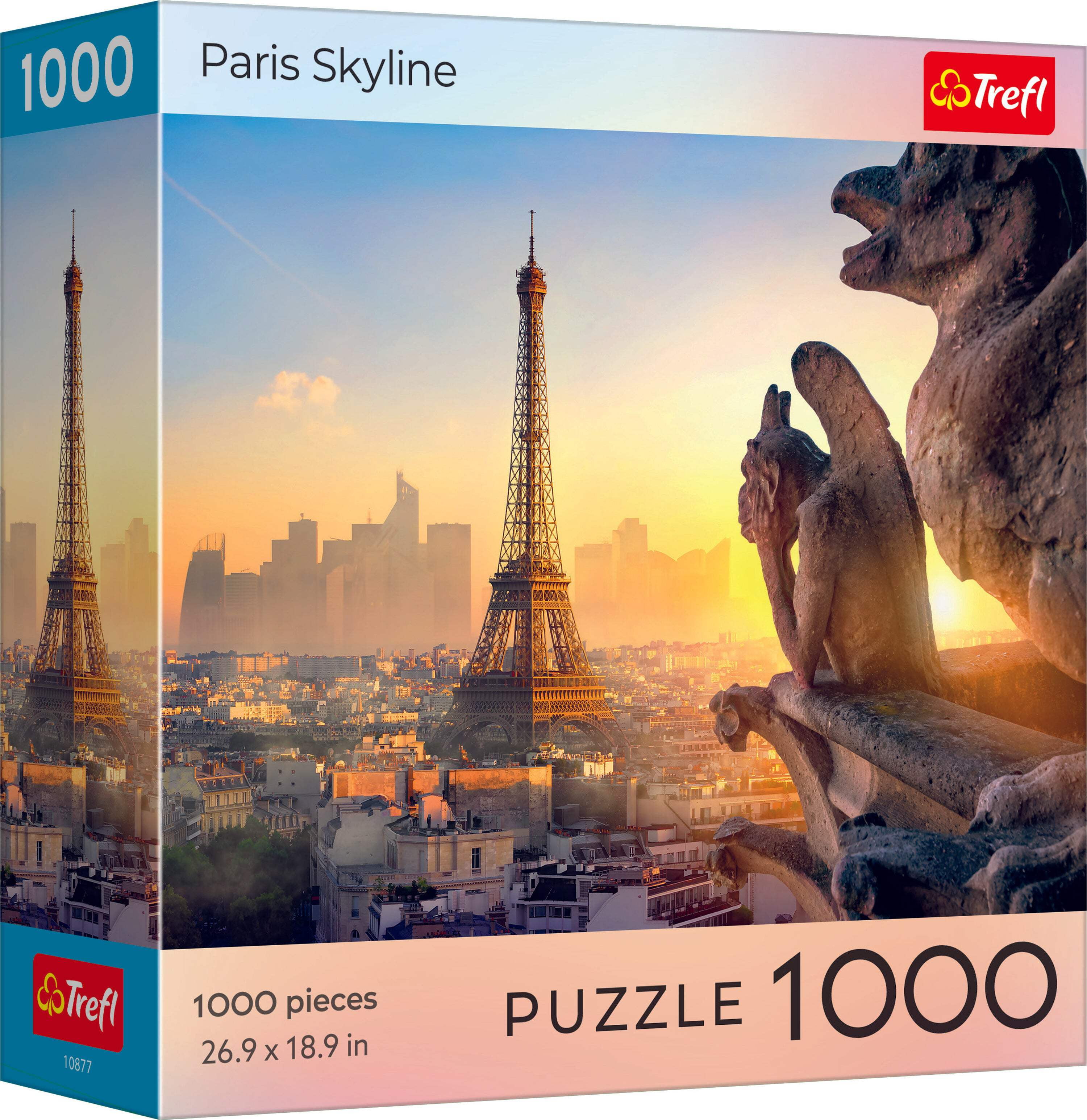Trefl Red 1000 Piece Puzzle - Sunset Paris Skyline - Walmart.com
