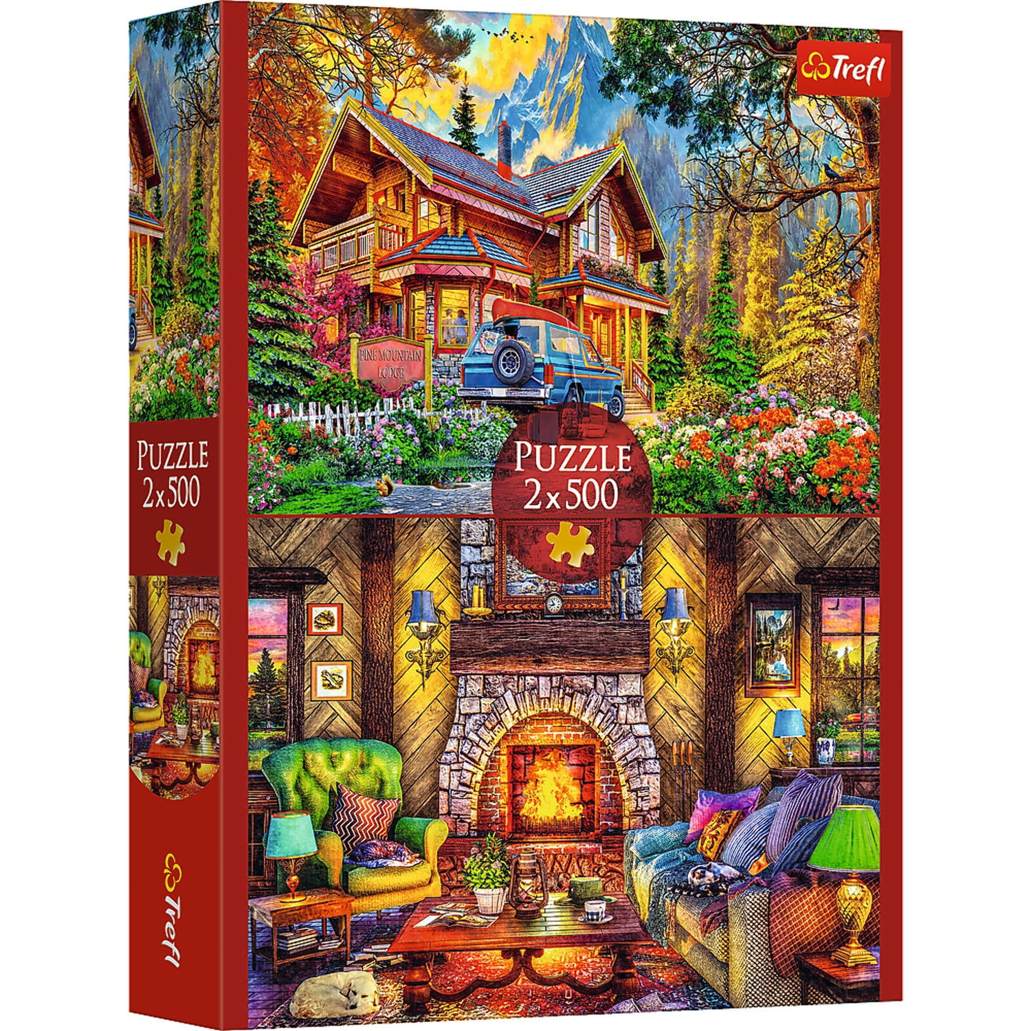 Trefl Red 2x500 Mountain Trip puzzle - Walmart.com