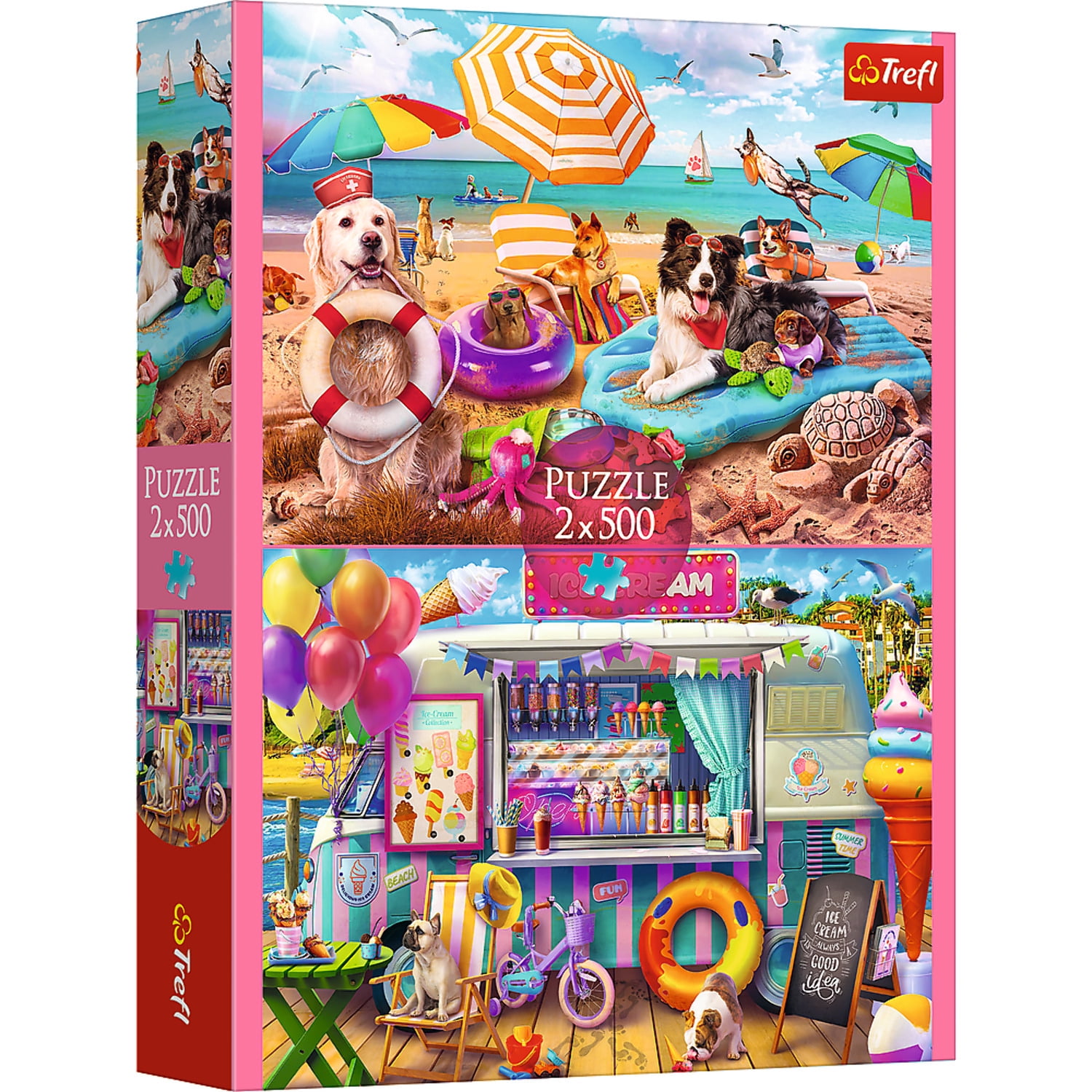 Trefl Red 2x500 Summertime puzzle - Walmart.com