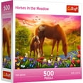 thumbnail image 1 of Trefl Red 500 Piece Jigsaw Puzzle - Family of Horses, 1 of 3
