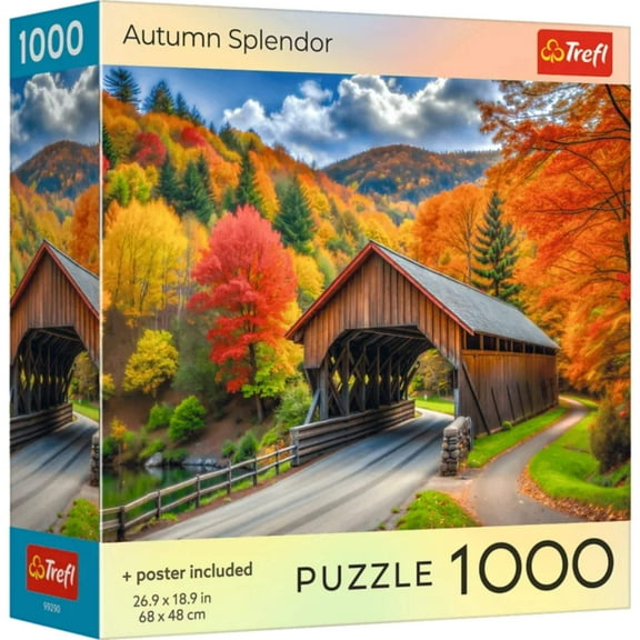 Trefl Red Autumn Splendor 1000 Piece Puzzle