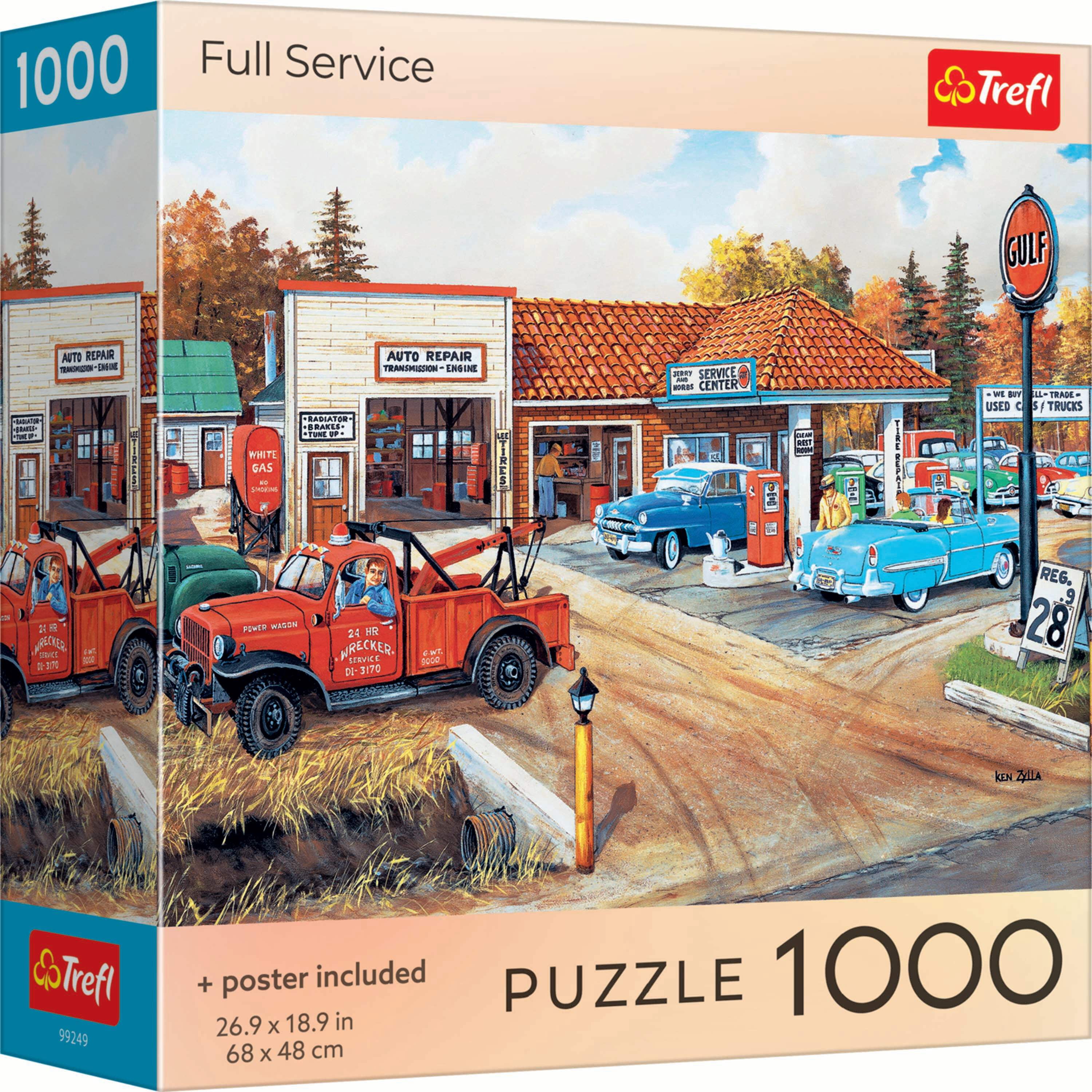 Trefl Red Full Service 1000 Piece Puzzle - Walmart.com