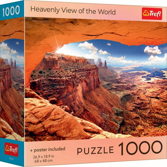 Trefl Red Heavenly View of World 1000 Piece Puzzle