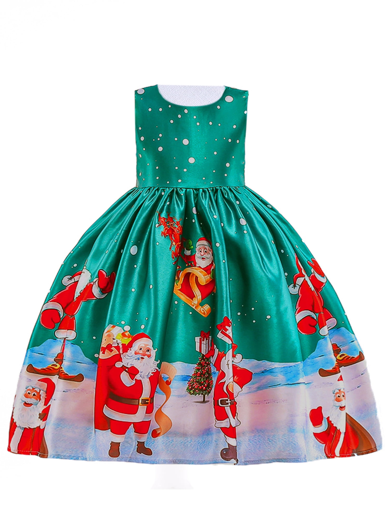 Tregren Girls Christmas Dresses Fancy Christmas Festival Party Dress for  3-10 Years Toddler Girls - Walmart.com