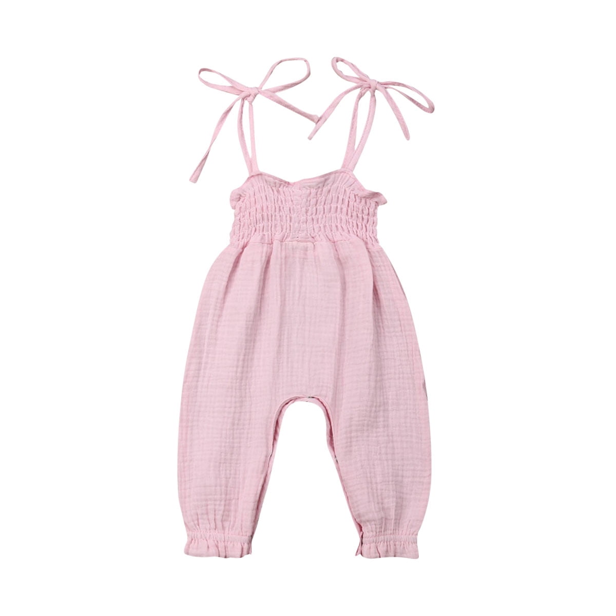 Newborn Baby Summer Romper In Blended Stuff Orange Color