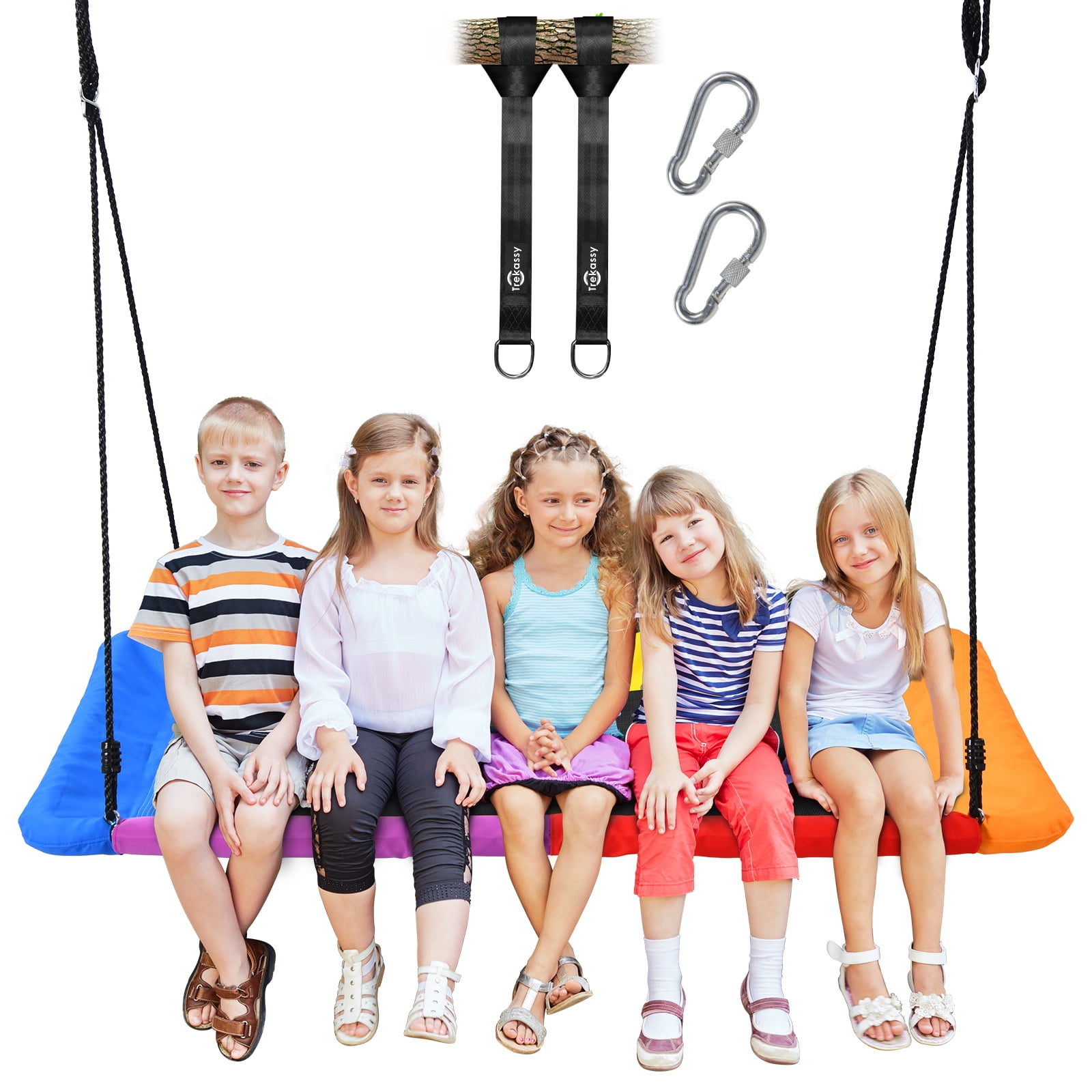 Trekassy 700lbs Giant 60" Platform Tree Swing for Kids and Adults