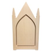 Trekell Gothic Wood Floater Panel - Steeple, 6-3/4" x 12", 1/2" Profile