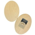 thumbnail image 1 of Trekell Raw Baltic Birch Oval Panel - 1/2" Thick Oval Wooden Canvas - 10" x14", 1 of 1