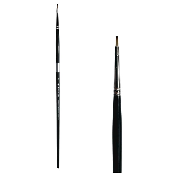 Trekell Spectrum Long Handle Artist Brush - Size #0 Bright