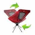 thumbnail image 1 of Trekk Ultralight Compact Folding Swivel Camping Chair (Campfire Red), 1 of 7