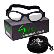 Trekker Compact Folding Goggles with Neoprene Pouch Frame Color: Leopard Pink, Size: Clear