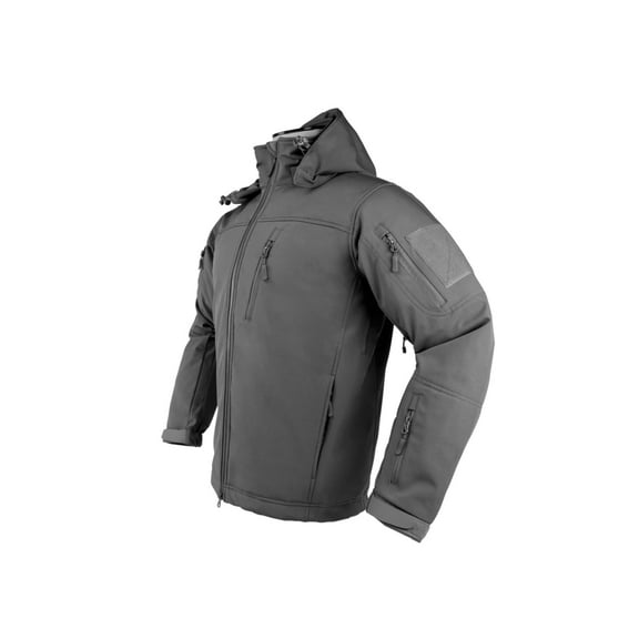 Trekker Jacket 2XL, Urban Gray, Polyester Outside, Micro Fleece Inside