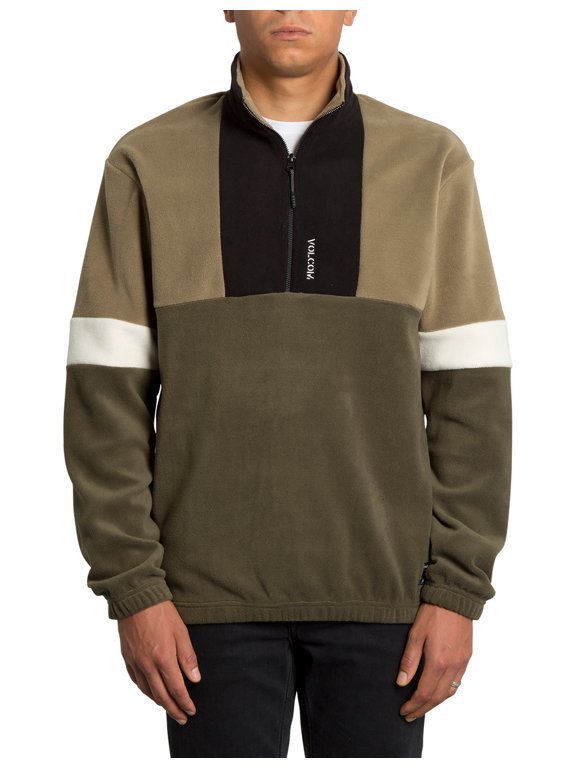 Trekker Sherpa Sweatshirt [Dark Olive]