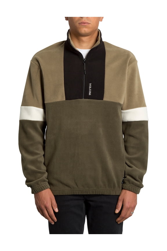 Trekker Sherpa Sweatshirt [Dark Olive]