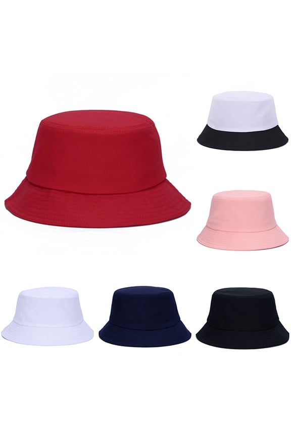 Trekking Hat Windproof UV-proof Anti-drop Rope Korean Style Unisex Bucket Hat for Men