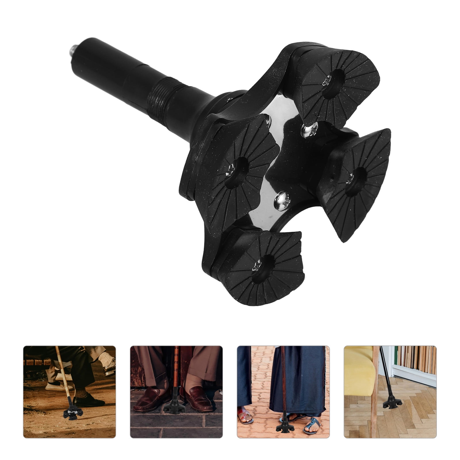 2pcs Walking Pole Tip Replacement Cane Tip Winter Trekking Pole Foot Cover Crutch Accessory