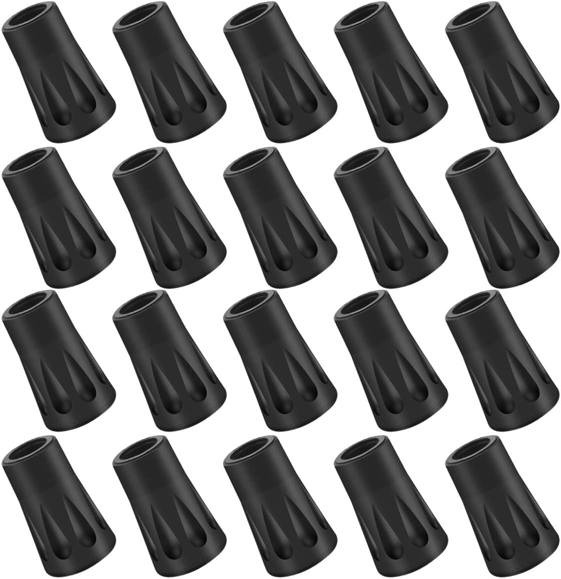 Trekking Pole Tips, Hiking Sticks Protectors for Outdoor Adventure, Quality Material Non-Slip Rubber Spike Ends, Universal Compatibility for Most Alpenstocks and Walking Sticks