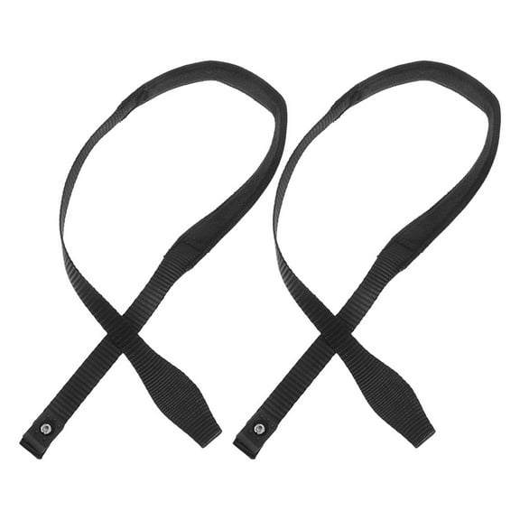 Trekking Pole Wrist Strap Leash Walking Stick Black Wristbands Wristlet Tape Protective Tie for Sports Cane