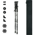 thumbnail image 1 of Trekking Poles Hiking Sticks,Ultralight Aluminum Trekking Poles for Hiking,Collapsible Hiking Poles for Women Men(25"–53"),Black, 1 of 7