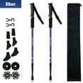 thumbnail image 1 of Trekking Poles Lightweight Aluminum Hiking Walking Sticks, Ayamaya Adjustable Collapsible Outdoor Trekking Pole with Cork Grip for Men Women, 1 of 8