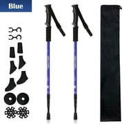 Trekking Poles Lightweight Aluminum Hiking Walking Sticks, Ayamaya Adjustable Collapsible Outdoor Trekking Pole with Cork Grip for Men Women
