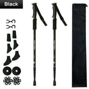 Trekking Poles Lightweight Aluminum Hiking Walking Sticks, Ayamaya Adjustable Collapsible Trekking Pole with Cork Grip Outdoor for Men Women
