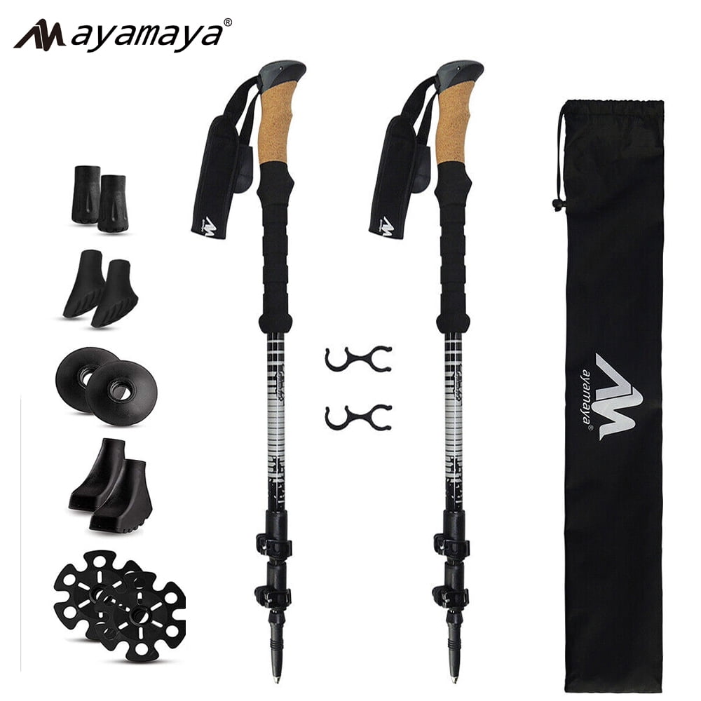 Trekking Poles for Hiking, AYAMAYA Carbon Fiber Walking Sticks