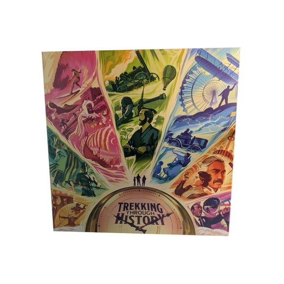 Trekking Through History Family Board Game for 2-4 Players by Underdog Games - Kickstarter Edition