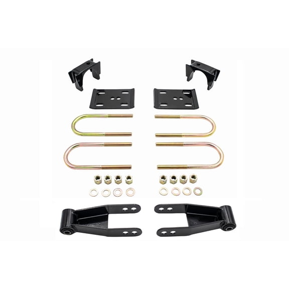 Trekline: 5" Rear Drop ( Axle Flip Kit + Lift Shackles) FOR 1994 - 2001 Dodge Ram 1500 2WD / 4WD