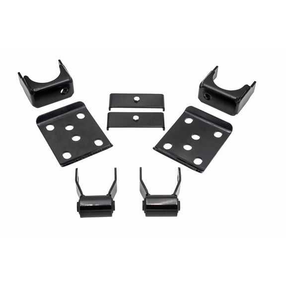 Trekline: 5" Rear Drop ( Axle Flip Kit + Lift Shackles) FOR 1999 - 2006 Chevy / GMC Silverado / Sierra 1500 2WD / 4WD