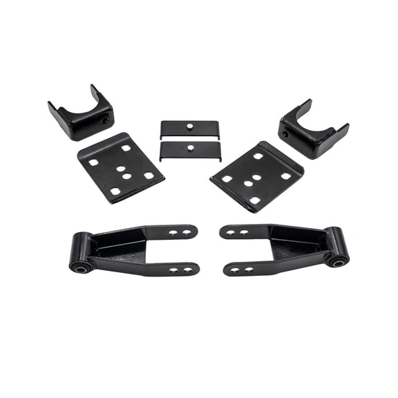 Trekline: 7" - 8" Rear Drop ( Axle Flip Kit + Drop Shackles) FOR 1988 - 1998 Chevy / GMC C1500 / K1500 2WD / 4WD