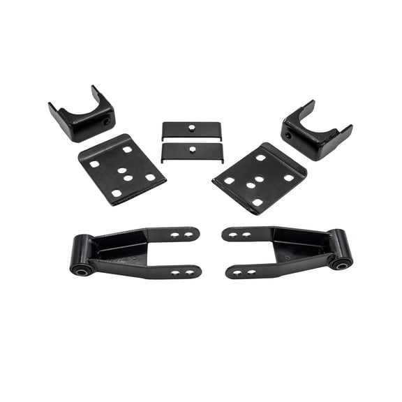 Trekline: 7" - 8" Rear Drop ( Axle Flip Kit + Drop Shackles) FOR 1992 - 1999 Chevy / GMC Yukon / Blazer / Tahoe 2WD / 4WD