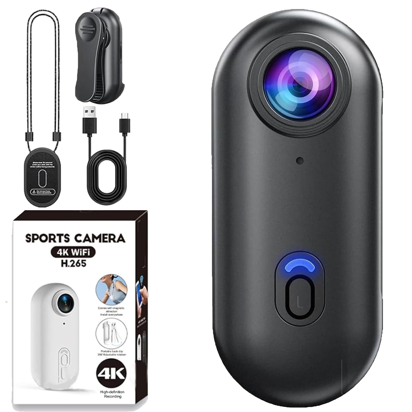 30▢ULTRAMANtheAnimation IY0813-3 Froura Action Camera 4K 60FPS, 30MP, 132FT Waterproof, Dual