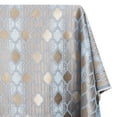 thumbnail image 1 of Trellis Extra Wide Brocade Upholstery&nbsp;Jacquard Polyester 115" Fabric By The Yard - Blue / Gold, 1 of 1