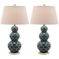 thumbnail image 1 of Trellis Gourd Table Lamp in Marine Blue - Set of 2, 1 of 2